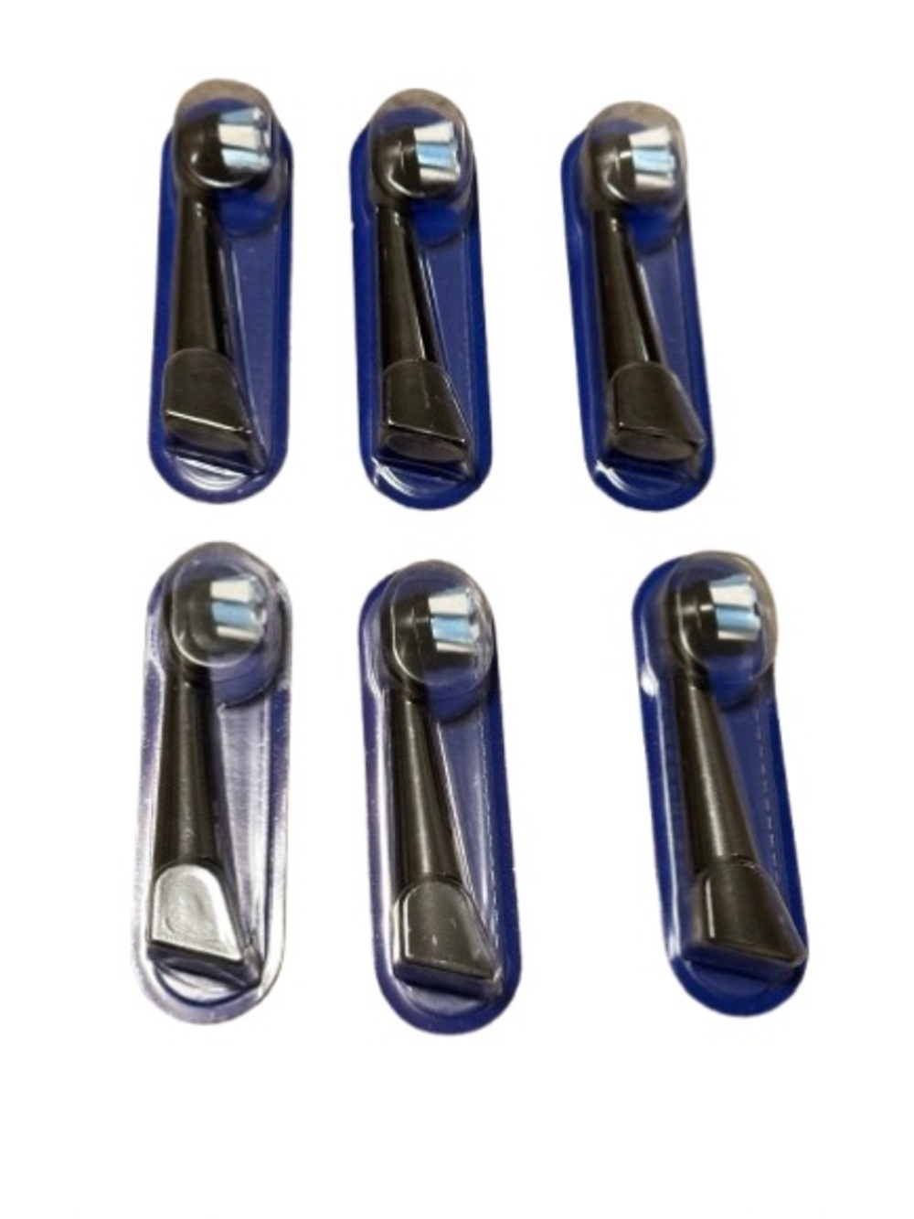 Oral-B iO replacement heads individually sealed (6 count) Black